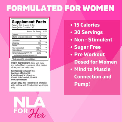 Her PRE-Pump, Strawberry Lemonade