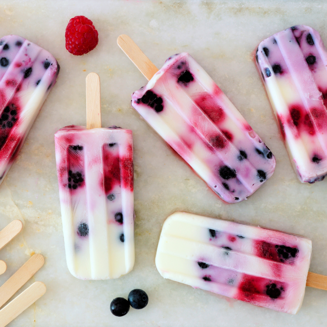Refreshing Vanilla Protein Popsicles