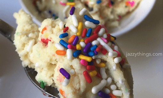 BIRTHDAY CAKE COOKIE DOUGH