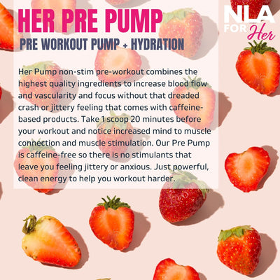 Her PRE-Pump, Strawberry Lemonade